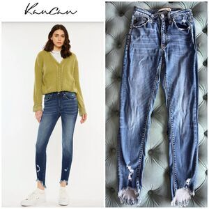KanCan Christina High Rise Ankle Skinny Jeans sz 24